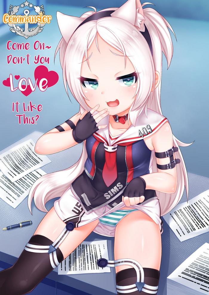 c96 gensou mikan kirimia shikikan saa kouiu no suki desho commander come on don x27 t you love it like this azur lane english dehearted cover